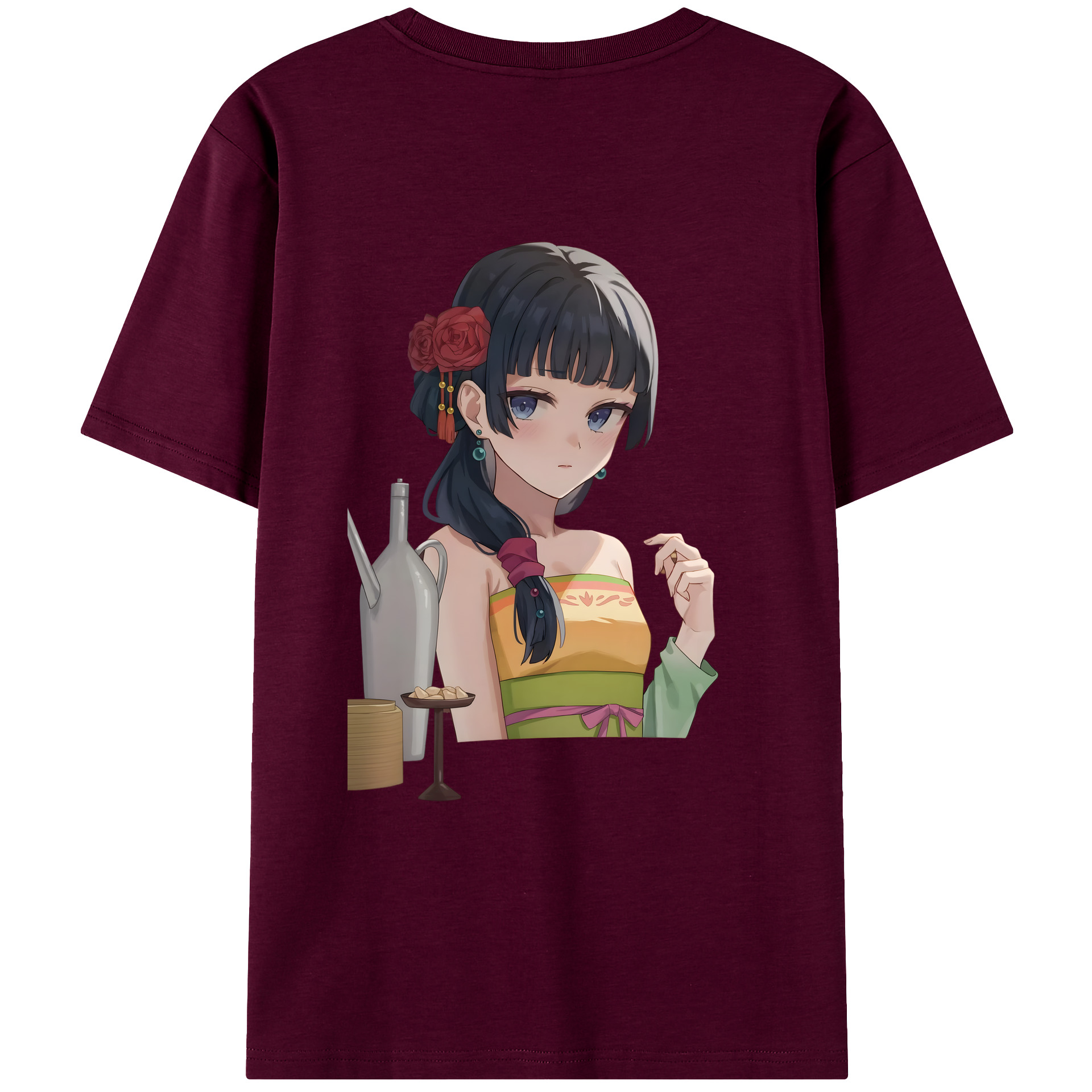 （画像用） 薬屋のひとりごと The Apothecary Diaries レディース半袖Tシャツ(バックプリント)